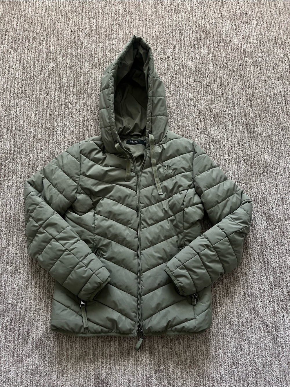 Lauren by Ralph Lauren green puffer size small